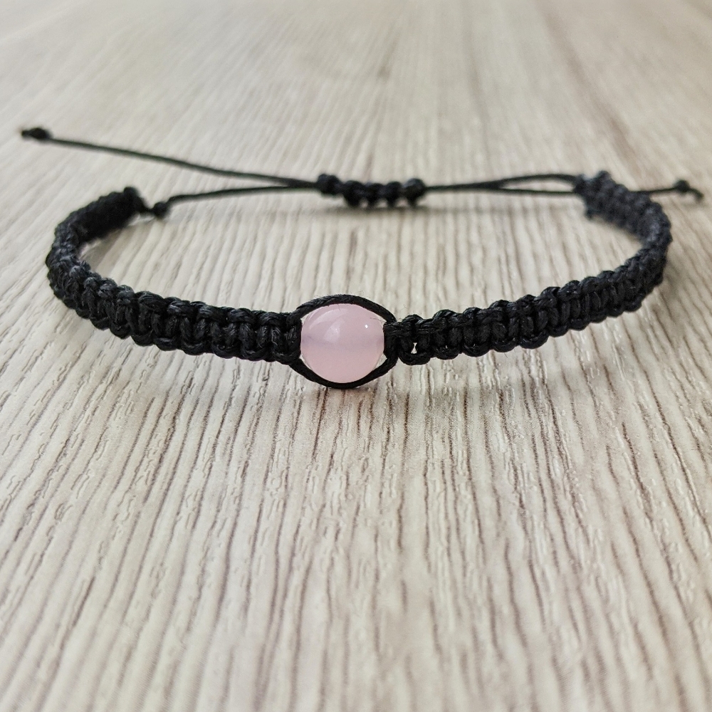 Rose Quartz 8mm Handmade Bracelet